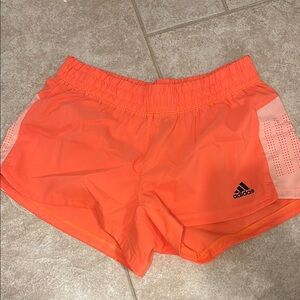 adidas Orange Athletic Shorts
